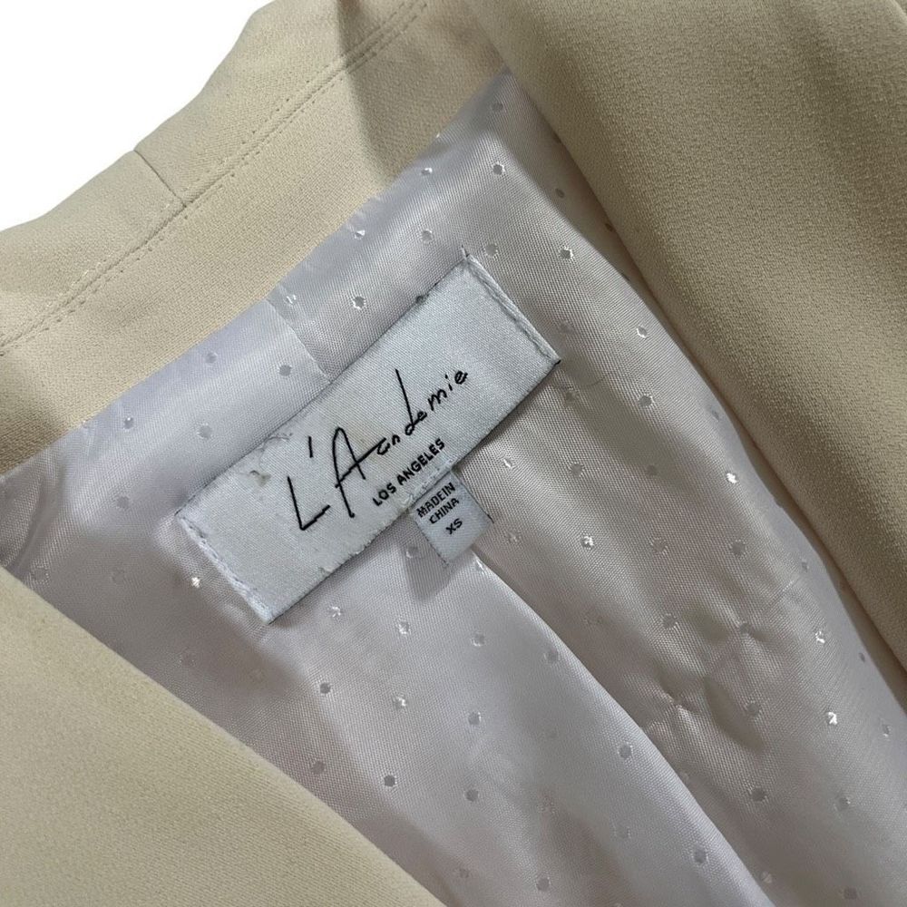 L'Academie The Rosemarie Mini Dress in Ivory - Picture 4 of 14